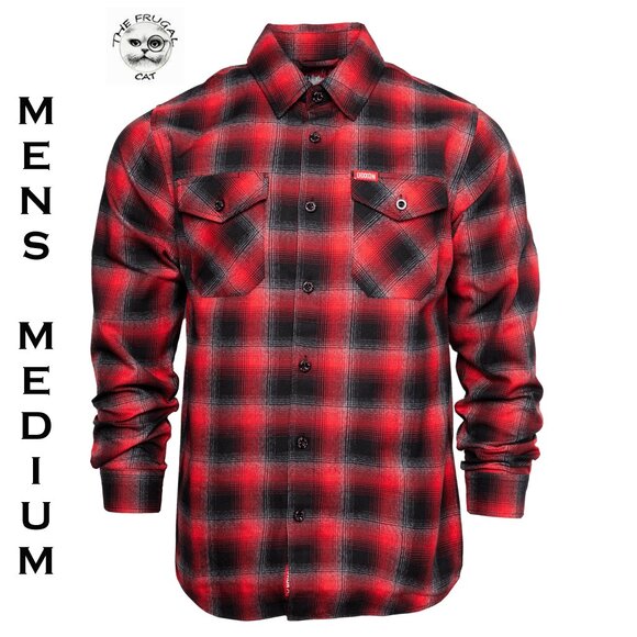 DIXXON FLANNEL - FAIRVIEW Flannel Shirt - Men's Medium - Picture 1 of 13